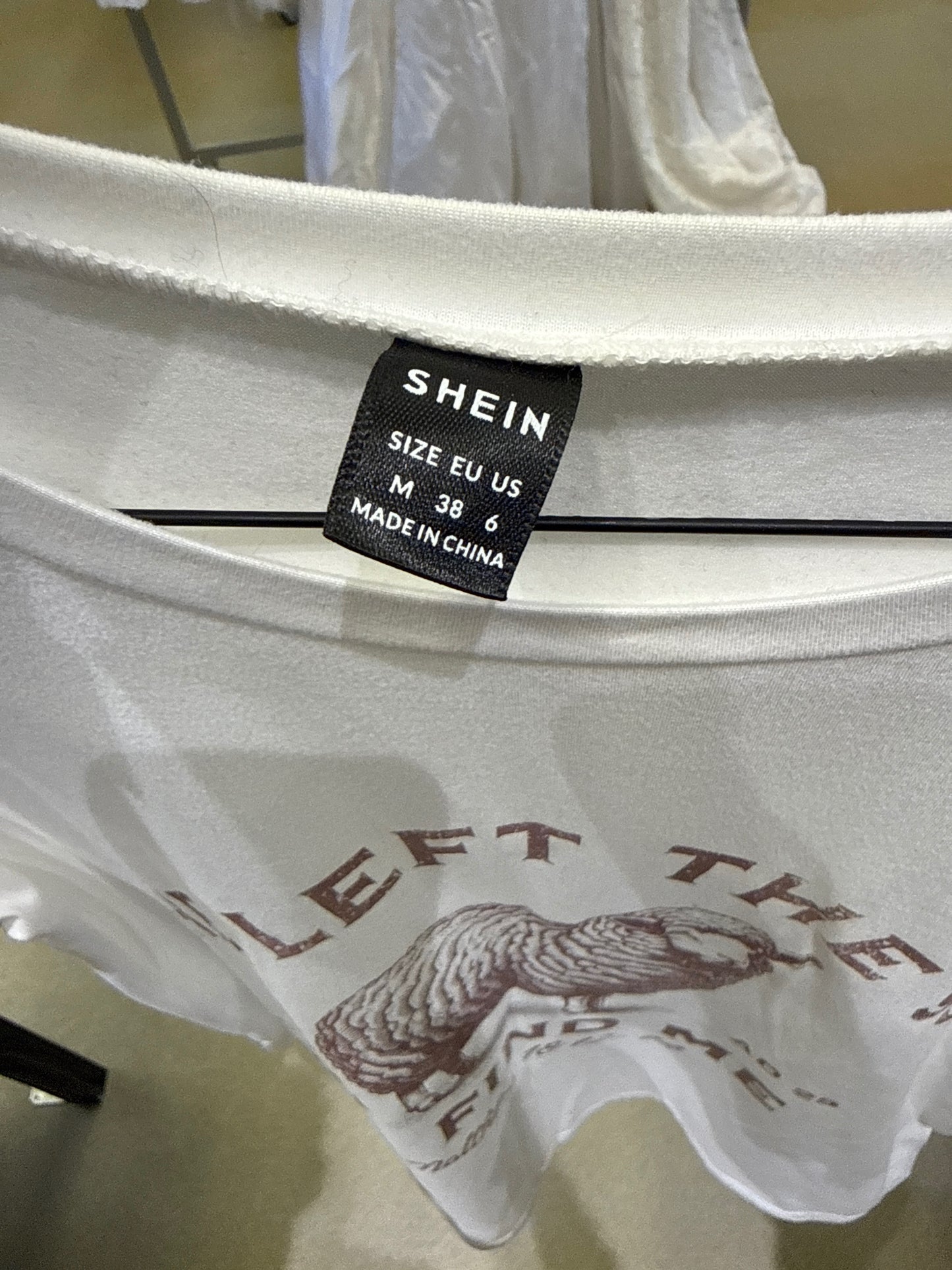 T-shirt – Hvid med tryk