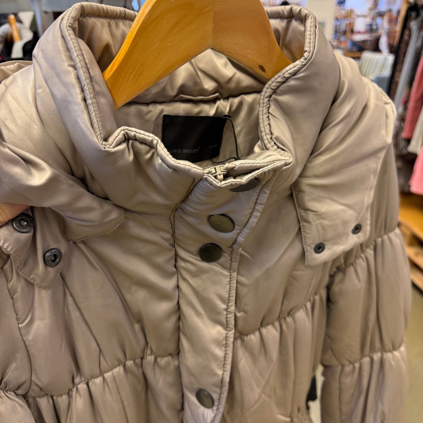 Vero Moda vinterjakke - beige - Nr. 8