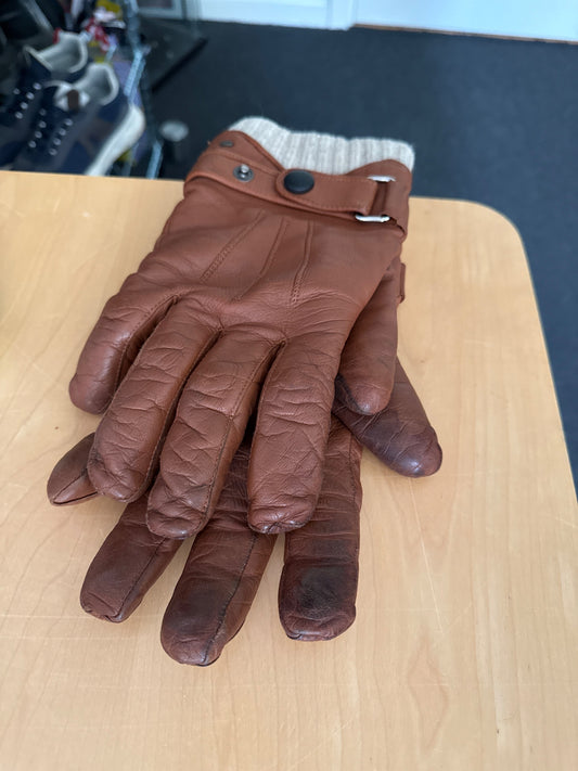 Skin handsker - brun